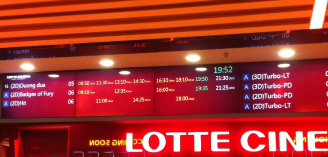 Lotte-info-board